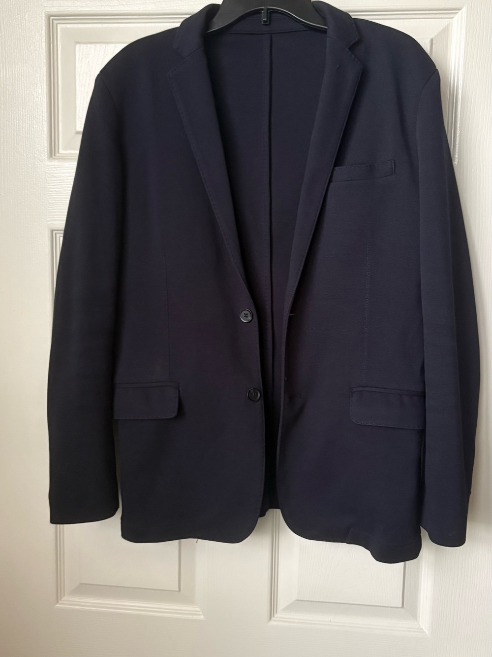 Men's Classic Navy Sport Blazer - Tailored Two-Button